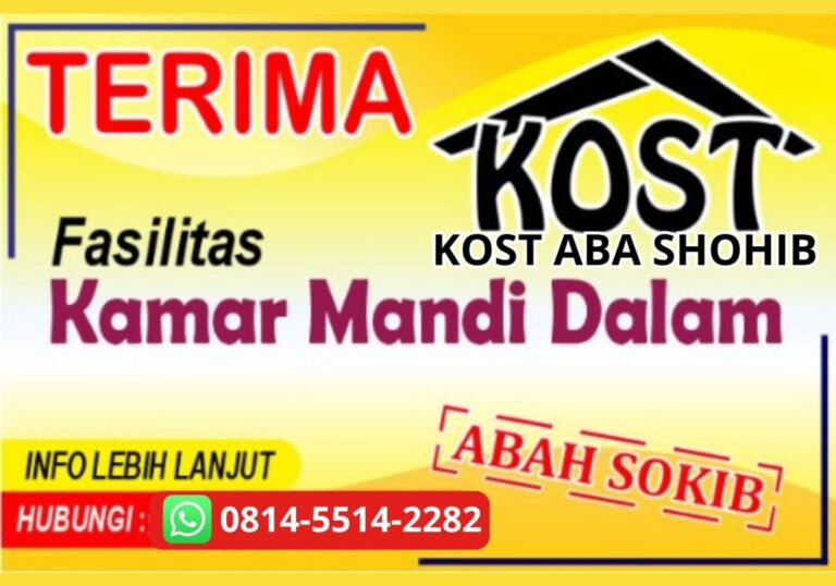 Kost Aba Sokib Kost Terdekat Lokasi Sepanjang Sidoarjo
